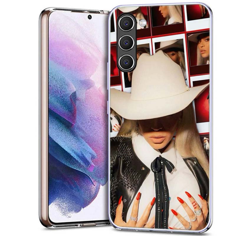 Singer Beyonce Cowboy Phone Case for Samsung A54 A14 A24 A34 A17 A37 A57 A55 A35 A25 A15 A13 A23 A33 A53 A07 A05S A04S A03 A73 G