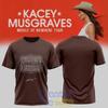 Kacey Musgraves Middle of Nowhere Tour 2026 Dark Chocolate 1 Side T-Shirt BS1953