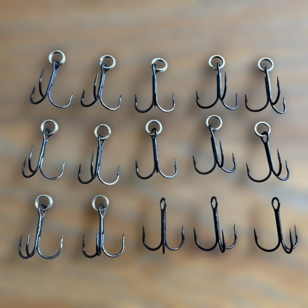 Used Megabass Old Dog X genuine triple hook only set of 15