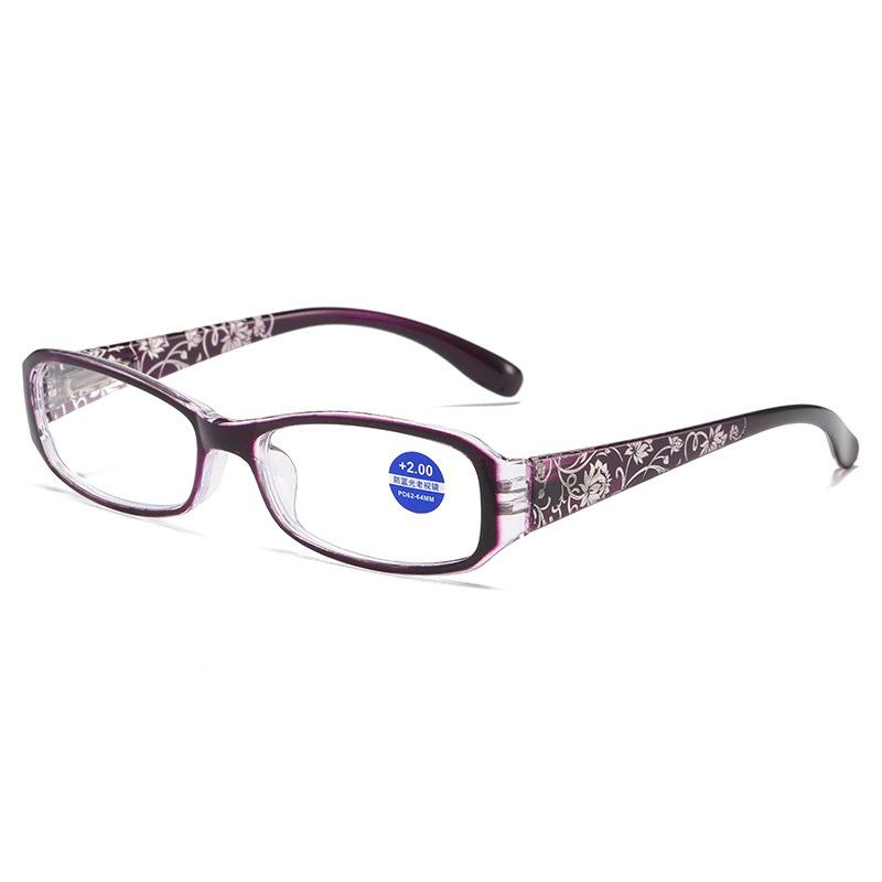 

New Reading Glasses Women Men Older Fashion PC Frame Portable Presbyopic Eyeglasses High-definition Vision Care +1.0 to +4.0 4