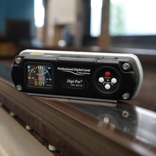 Digi-Pas DWL3000XY 2-Axis High Precision Digital Level, Angle Meter, Inclinometer, Bluetooth, 0.01 Degree