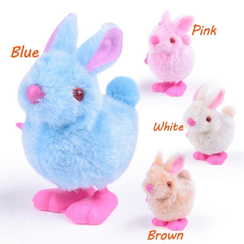 

1 шт. Милый плюшевый кролик заводная игрушка случайный цвет для детей детские игрушки мультфильм заводной прыгающий ходячая игрушка для детей детские подарки