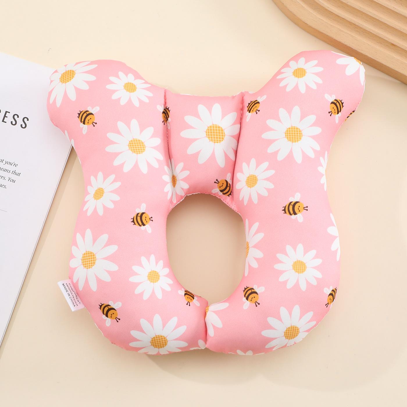 

Multi-functional stroller pillow New cartoon children s U-shaped pillow soft baby pillow travel car children s pillow