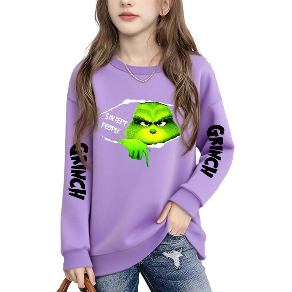Boys Girls Child Fashion Daily Versatile Casual Crewneck Sweatshirts Daily Long Sleeve Patchwork Top Sweatshirts