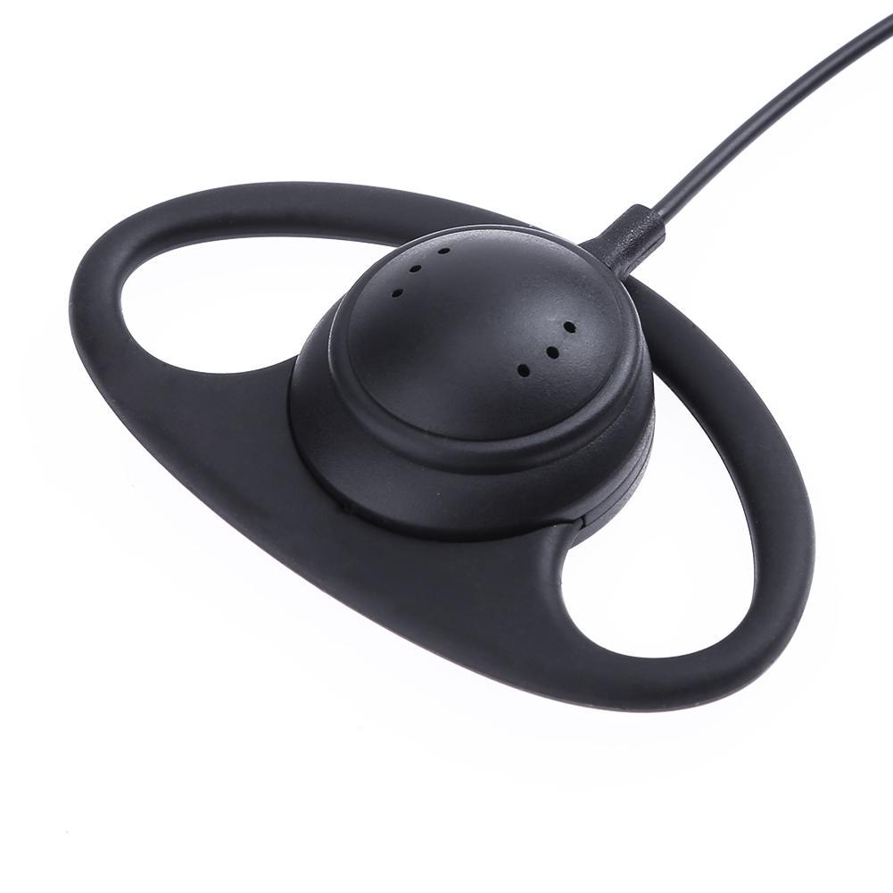 D-Type Earpiece Headset PTT Mic for Motorola Talkabout Walkie 2.5mm 1-Pin