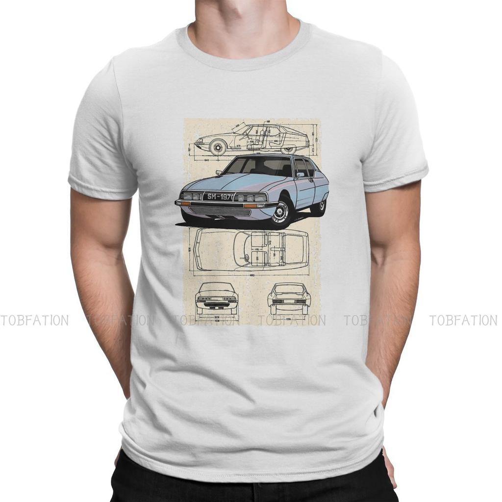 My Drawing Of The French Gt O Neck Tshirt Gran Turismo Racing Game Pure Cotton Basic T Shirt Unisex Clothes Fashion