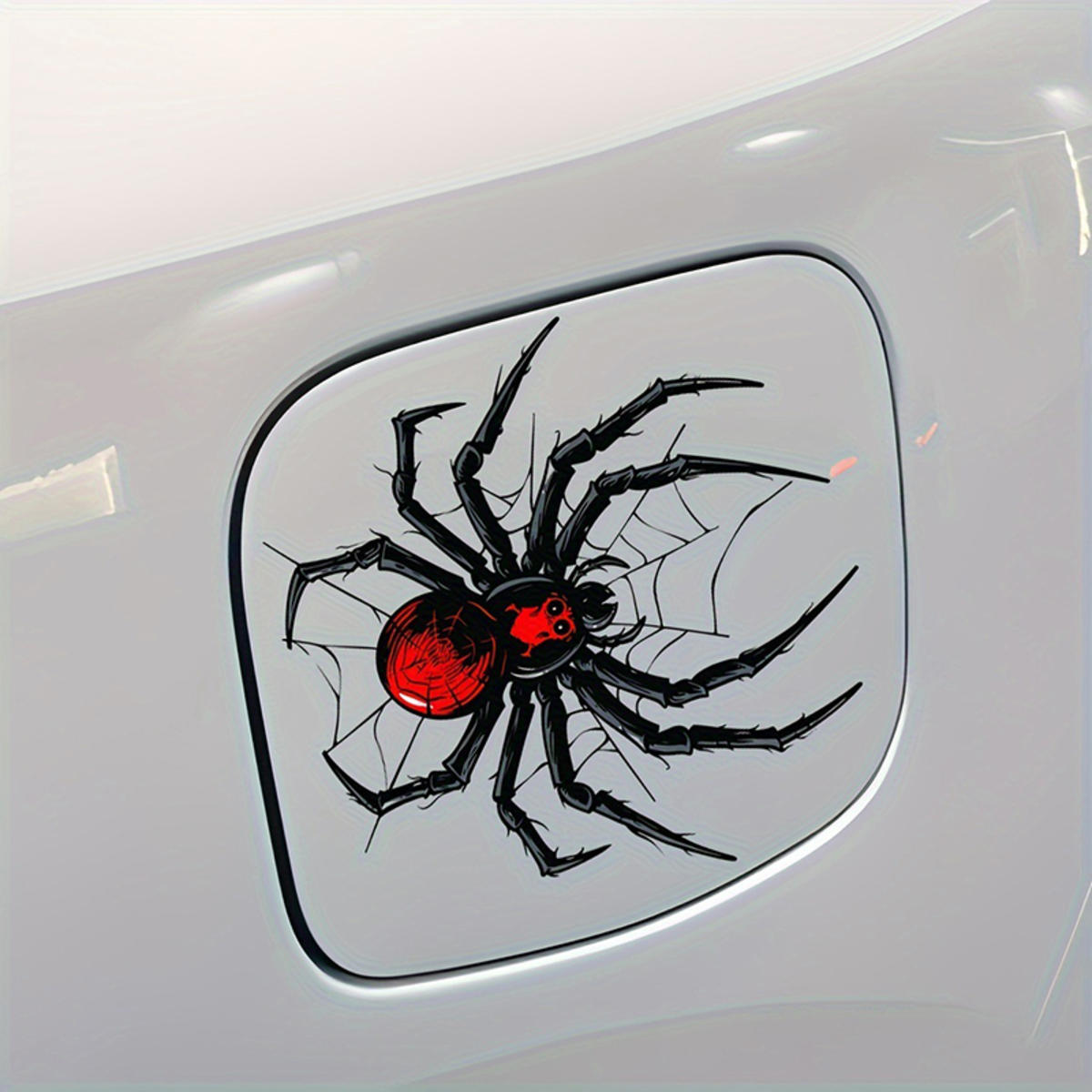 

Car Waterproof Reflective Spider Web Sticker Spider Windshield Decal Sticker Scratch Masking Stickers Car and Decals one size чёрный