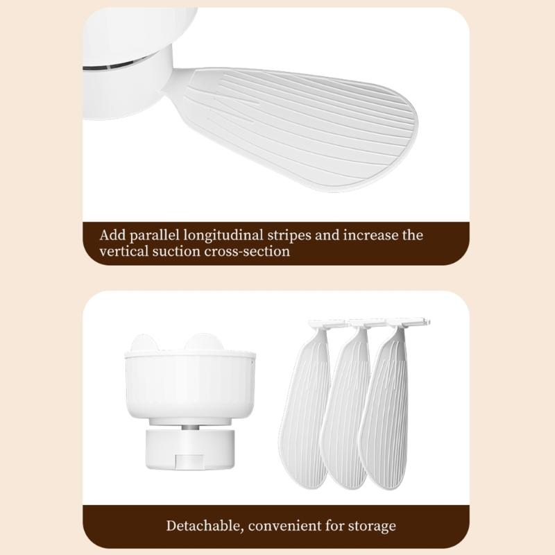 Compactly DC5V Hanging Fan Remote Operated 3Wind Gears Ceiling Fan Quiet Cooling For Home Camping Bed Tent Space