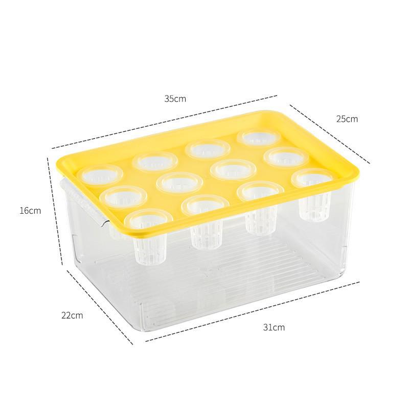 Gjennomsiktig Fallsikker Akvarium: Rundt/Firkantet Design for Hjem & Kontor, Egnet for Skilpadder & Medium Fisk.
