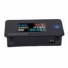 Medidor Digital de Corrente Tensão Potência 0-200V 0-10A Display de Temperatura Tela Colorida HD Testador de Volt Amp DC 8-120V