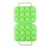 2PCS With Handle Egg Tray 12-Slot Eggs Container Household Storage Eggs Holder  Kitchen Use