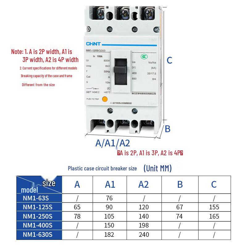 CHNT NM1 Series Molded Case Circuit Breaker