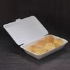 Shouhe Disposable Rectangular Paper Meal Box, 400ml with Integrated Lid