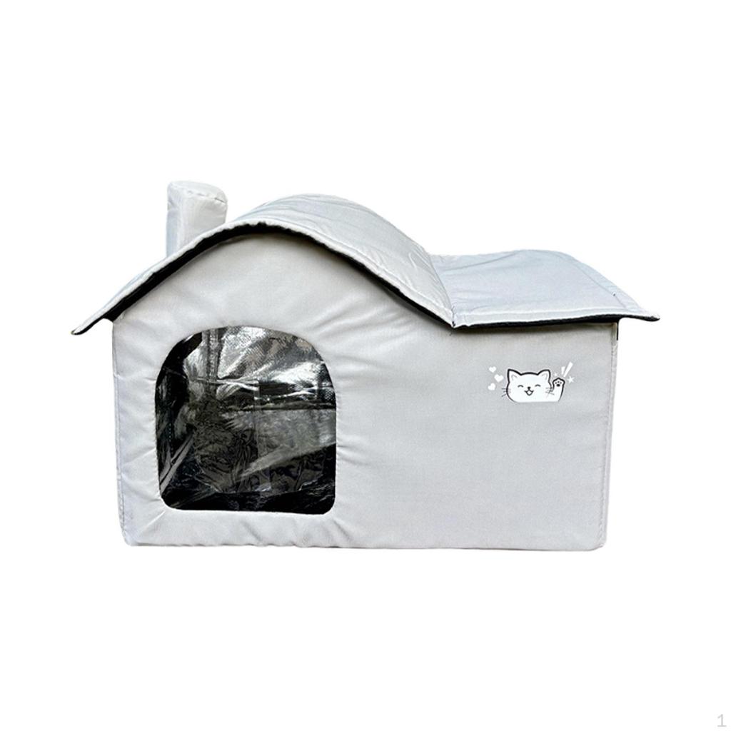 Stray Cats Shelter Cat Bed Pet Supplies Feral House Outdoor for Park Hedgehog Barn
