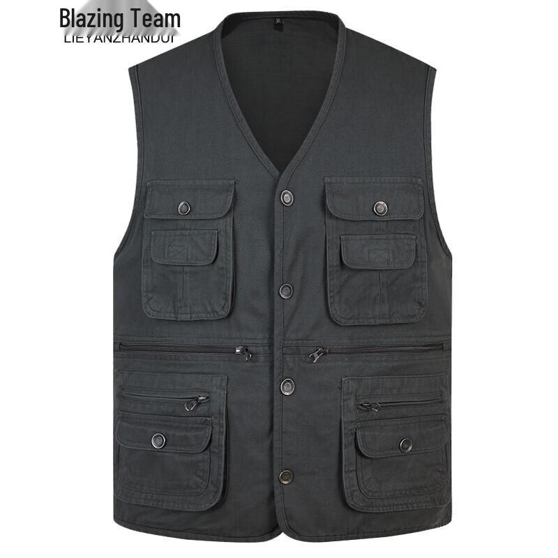 Men s Multi-Pocket Outdoor Vest L
