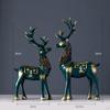Nordic Style Deer Statue Sculpture Figurine for Bedroom Centerpieces Fireplace Wedding Lover