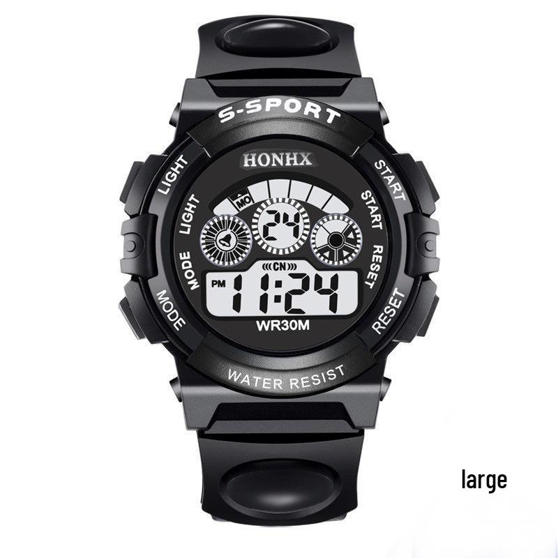 Children s Multi-Function Waterproof Watch with Colorful Lights - Model 0119