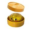 Glitter Dumpling Squishy Toy, Fast Rebound Soft Fidget Toy, Cartoon Steamed Dumpling Stress Relief Toy