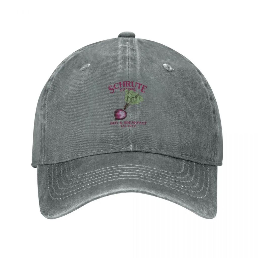 Schrute Farms Bed and Breakfast Art Eyesasdaggers Baseball Cap Luxury Cap Funny hats hiking hat Trucker Hats For Unisex Womens