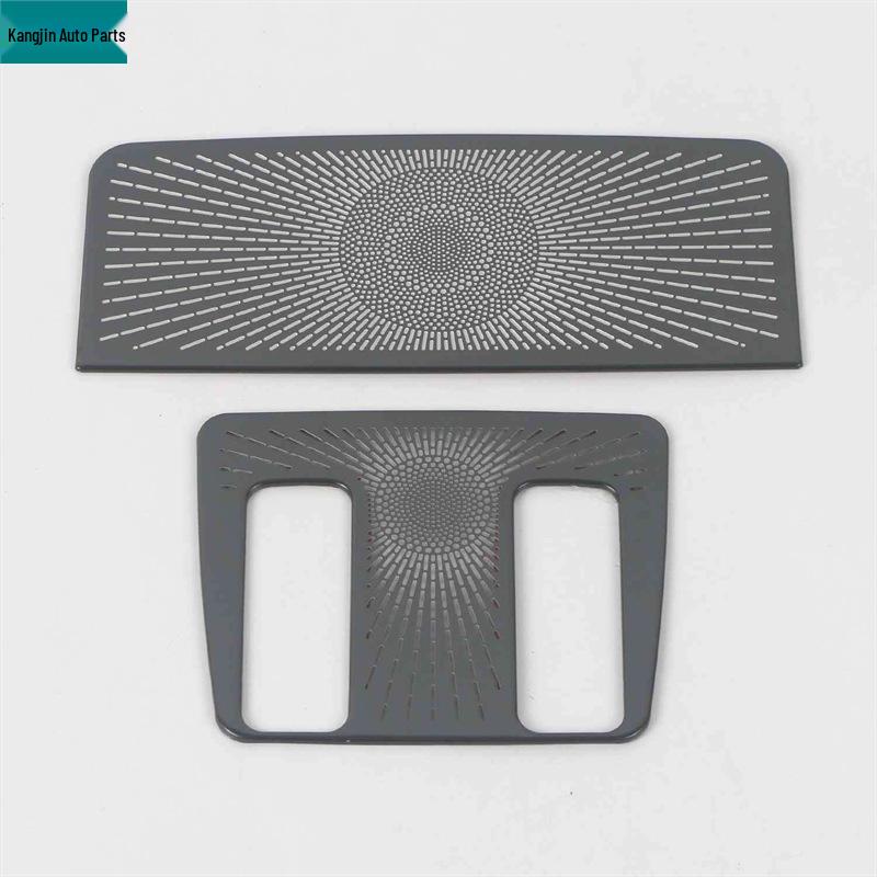 Honda CR-V 2023 Black Titanium Stainless Steel Headlight Control & Rear Cup Holder Trim