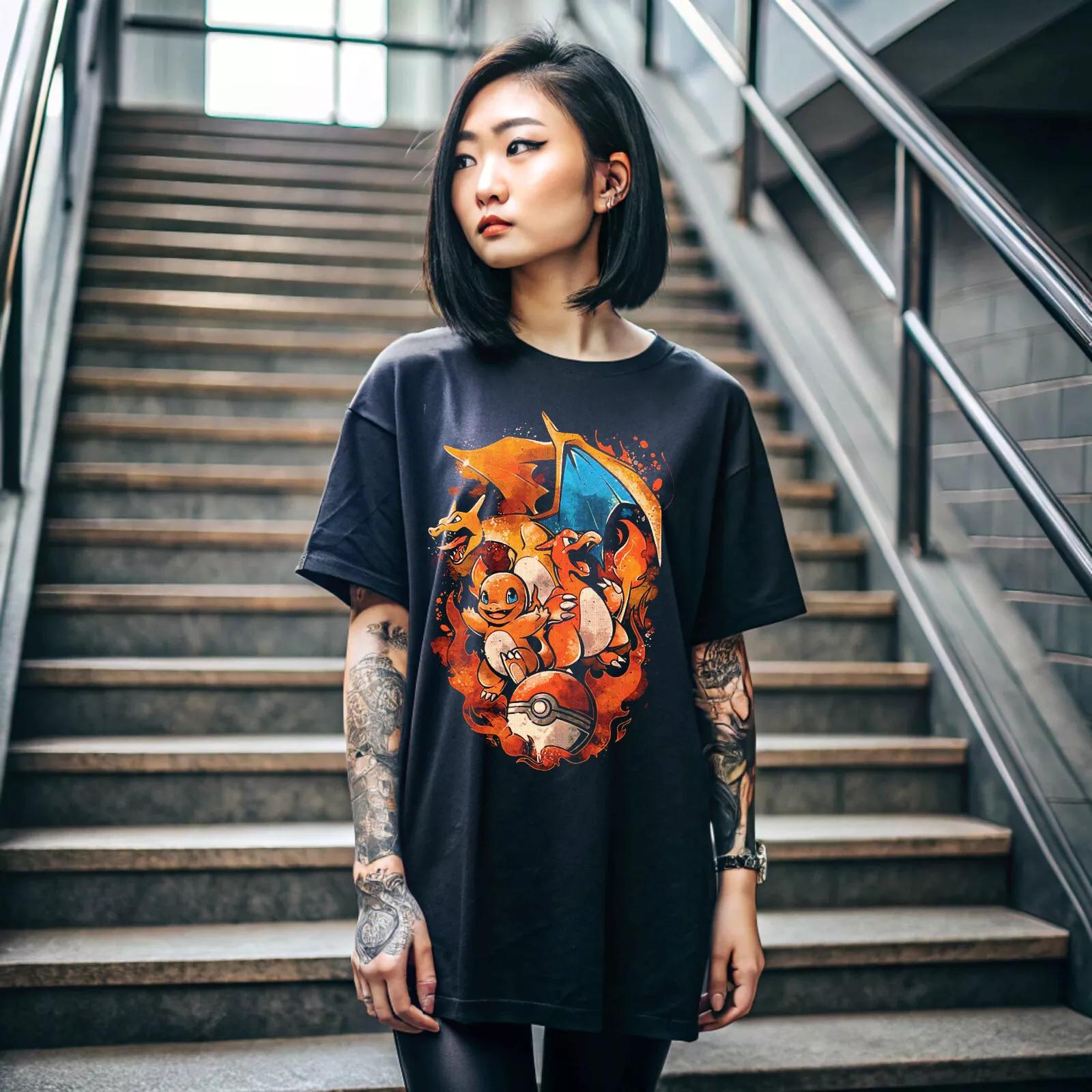 

100% cotton TOPS UNISEX TEES MENS WOMENS Kpop Demon Hunters Tshirt Huntrix Inspired K-Pop Fan Gift Anime Style Unisex Top 3XL чёрный