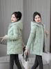 2026 Hot-Selling Women's Korean Style Slim Fit Mid-Length Winter Cotton Padded Jacket - Warm & Versatile Outerwear