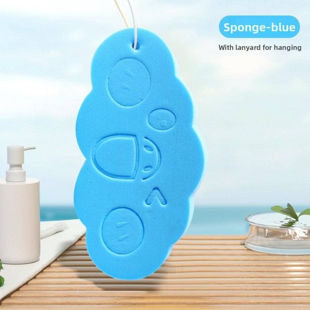 

2pcs Gentle Exfoliating Body Scrubber 3D Soft Bath Sponge Brush Shower Sponge Rub Dead Skin Removal 2pcs синій