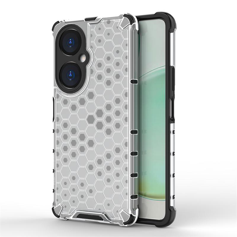 Shockproof Transparent Case For Huawei Nova 11i Bumper Honeycomb Armor Case For Huawei Nova 11i Case Cover For Huawei Nova 11i