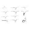 Fly Fishing Rod Guides Set Hard Guides And Tip Ring Hook Keeper For Rod Repair