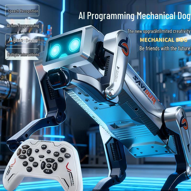 AI Robot Dog: Voice-Controlled, Programmable, Inverted Dancing Kung Fu Toy for Parent-Child Interaction