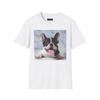 Smiling French Bulldog T-Shirt | Cute Black White Puppy Tee