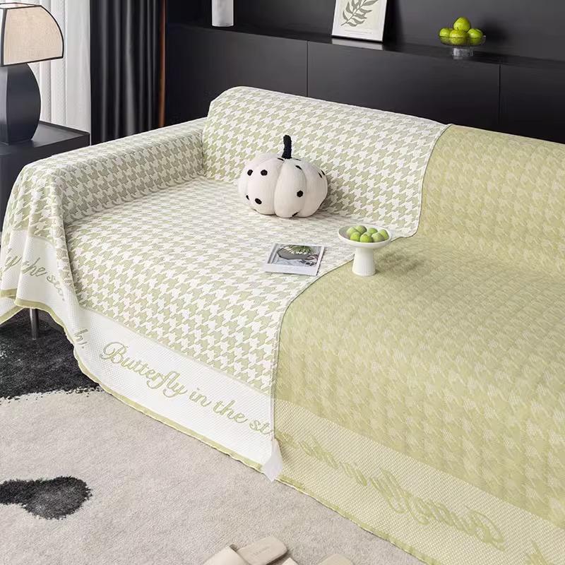 Cool Bean Summer Sofa Cover Cloth One Piece Summer Ice Sofa Towel All-Inclusive Non-Slip Anti-Scratch Cover Blanket