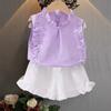 Toddler Girl Summer Clothing Set Baby Girls Printed T-shirt + Short Pants Outfit Infant Kids' Fashion Clothes 0-5 Years