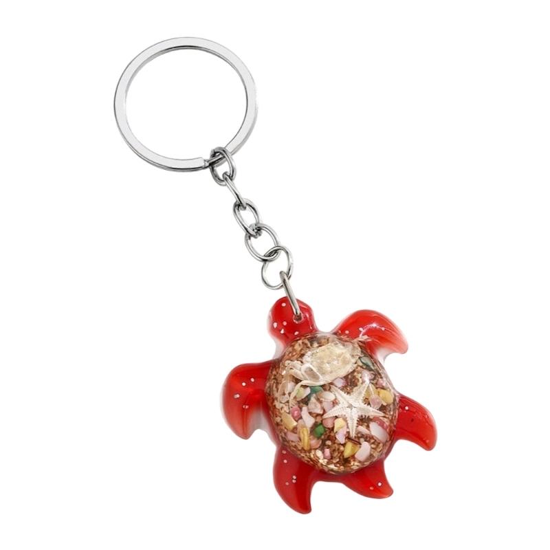 Lovely Turtles Keychain Resin Animal Charm for Women Girls Gift Bags Backpacks Phone Accessory
