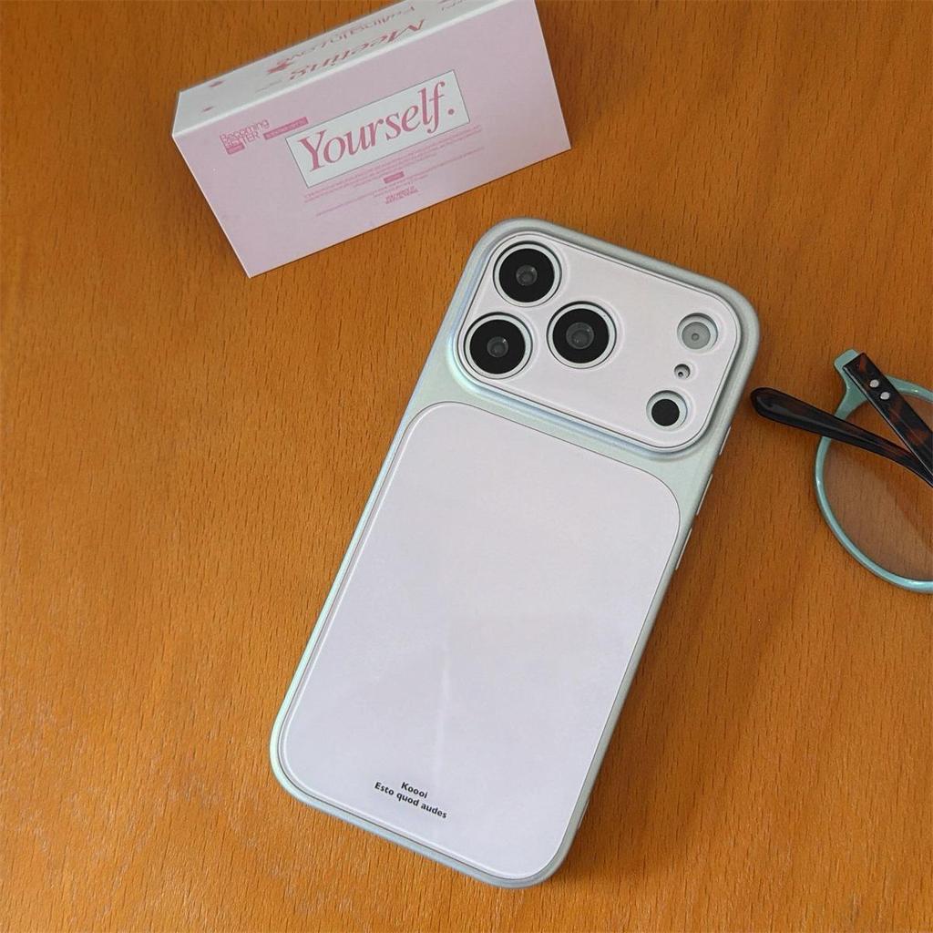 Solid Color Macaron iPhone 17 Pro Max Case with Large Window Drop Protection