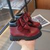 Multi Color Versatile Girls Boots with Flat Heel Low Cut Bow Anti Slip and Waterproof Winter Microfiber Leather Fashion Boots