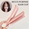 2Pcs Fluffy Hair Brush Clip Natural Bump Up Comb Volume Clip Portable Travel Forehead