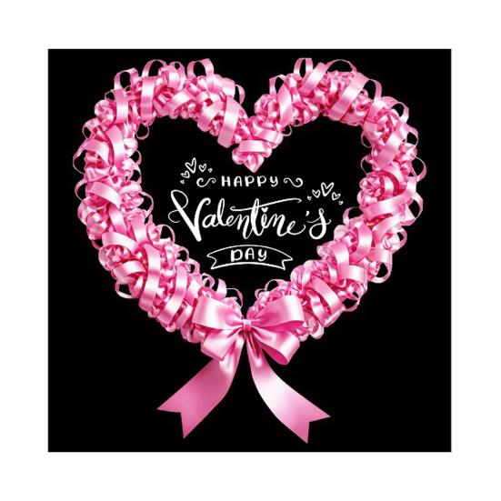 Valentinstag Fenstersticker PVC Herz Rose Liebesbrief Form Kranz Abnehmbar Wasserdicht Statischer Glasaufkleber