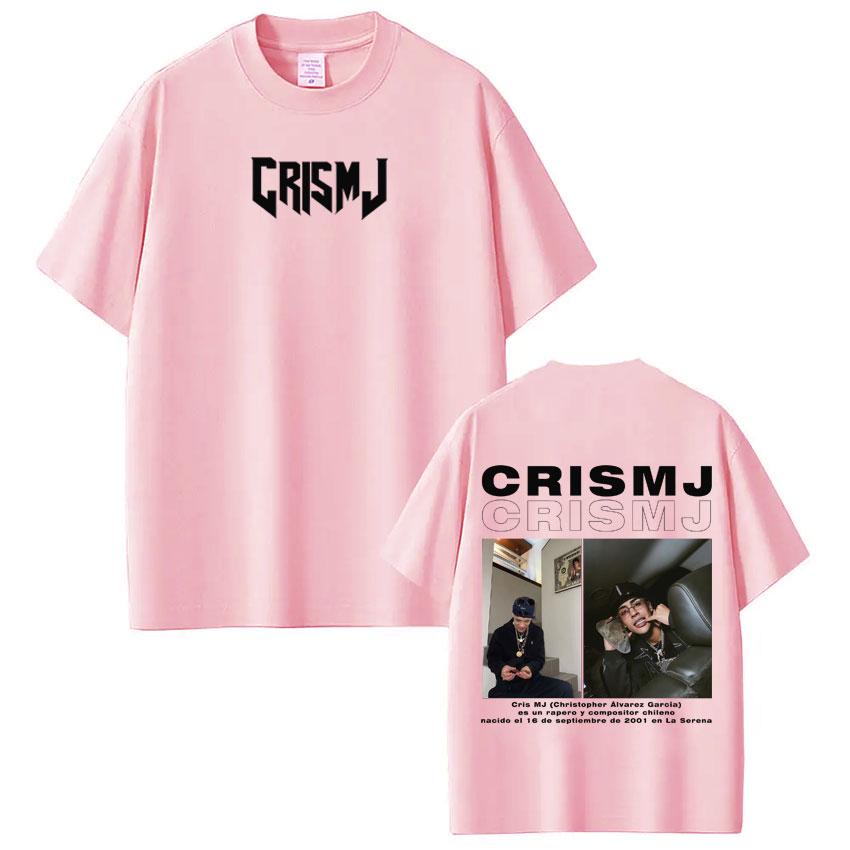 Rapper Cris Mj Tour 2026 Merch Tshirts Men Women Harajuku T Shirts High Quality pure Cotton Shortsleeved Vintage Hiphop Top