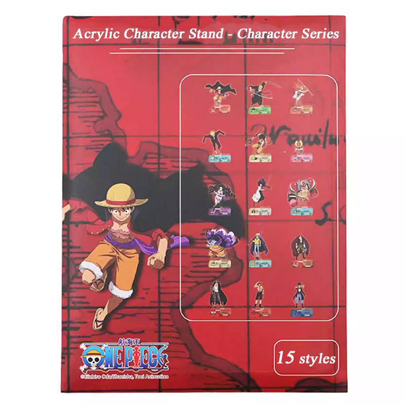 1pc Officially Licensed One Piece Acrylic Character Stand Blind Box – Decorative Desktop Collectible and Anime Merchandise Gift.