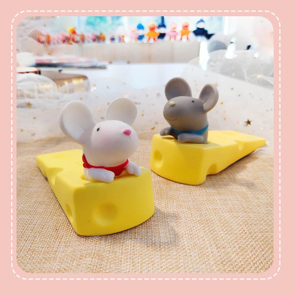 Cute Animal Door Stoper Punch Free Silent Prevent Slipping Funny Decorative Door Stopper for Home