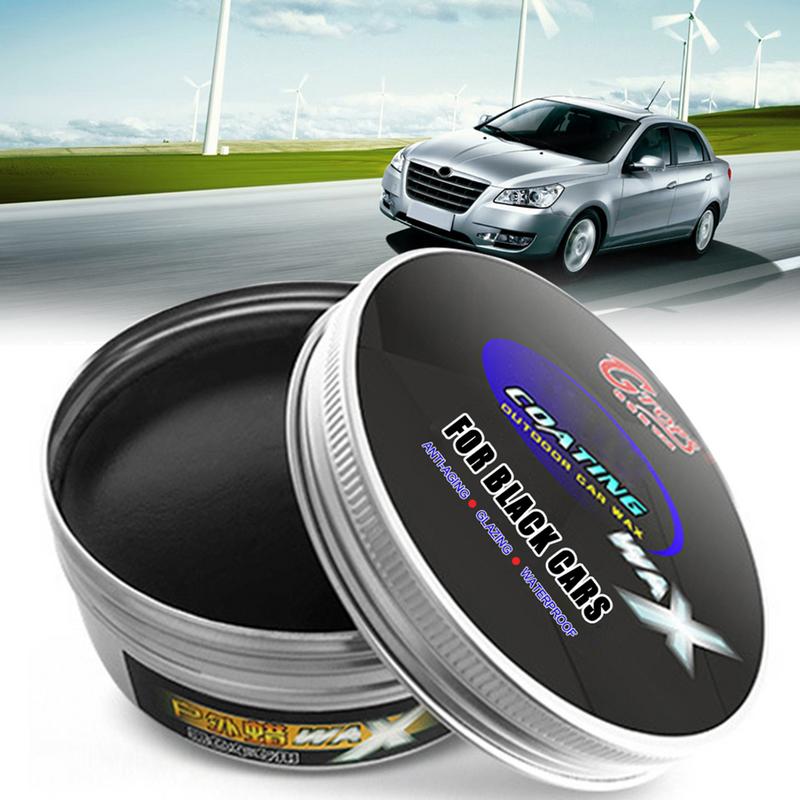 200g Car Polishing Wax Auto Wax Polish Exterior Car Detailing Scratch Remover Maintenance Wax for Black Cars Maintenance Care