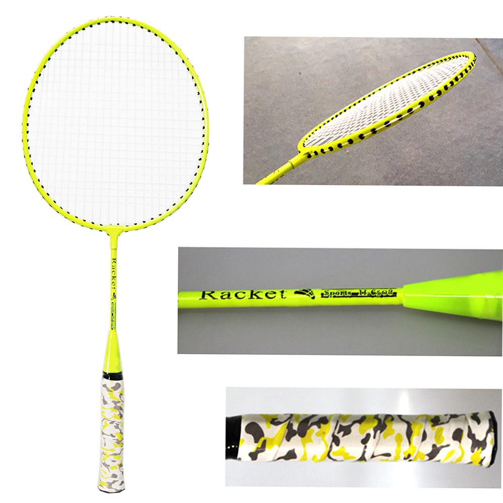 1 Coppia Racchette da Badminton con Palline Set da Badminton per 2 Giocatori per Bambini Gioco Sportivo Indoor Outdoor racchetta da badminton indoor