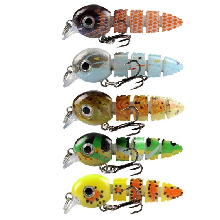 Artificial Hard Baits Swimming Lures with Hook Multi Jointed Swimbaits Saltwater Swimbait Fishing Tackle