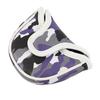 PU Leather Camouflage Semicircular Waterproof Magnetic Buckle Golf Putter Head Cover Club Headcovers
