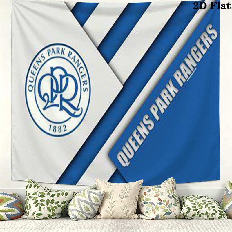Queens Park Rangers Wandteppich Ästhetischer Wandbehang Bedruckte Stoffdecke Dekorative Wandteppiche für Schlafzimmer Wohnzimmer Heimdekoration