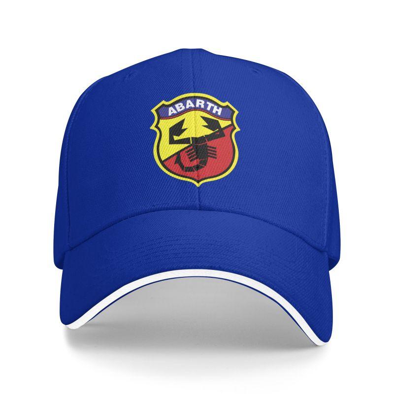 Abarth Cool Print Baseball Cap Outdoor Travel Sports Adjustable Snapback Cap Unisex Breathable Sandwich Hats Summer Trucker Hat