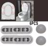 Toilet Seat Shock-proof Buffers Bumpers Replacement Pads Top Cover Cushion Seat Cushion Accessories Bathroom Parts ABS+TPE