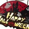 Halloween Hanging Door Sign light, Hanger decor Plaque Front Party Supplies