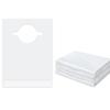 Comfortable Waterproof Disposable Bibs Oil-Proof PE Clothing Protector Universal Soft Dining Bibs for 25/50/100PCS Mealtime